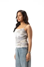 Tie Dye Fitted Top
